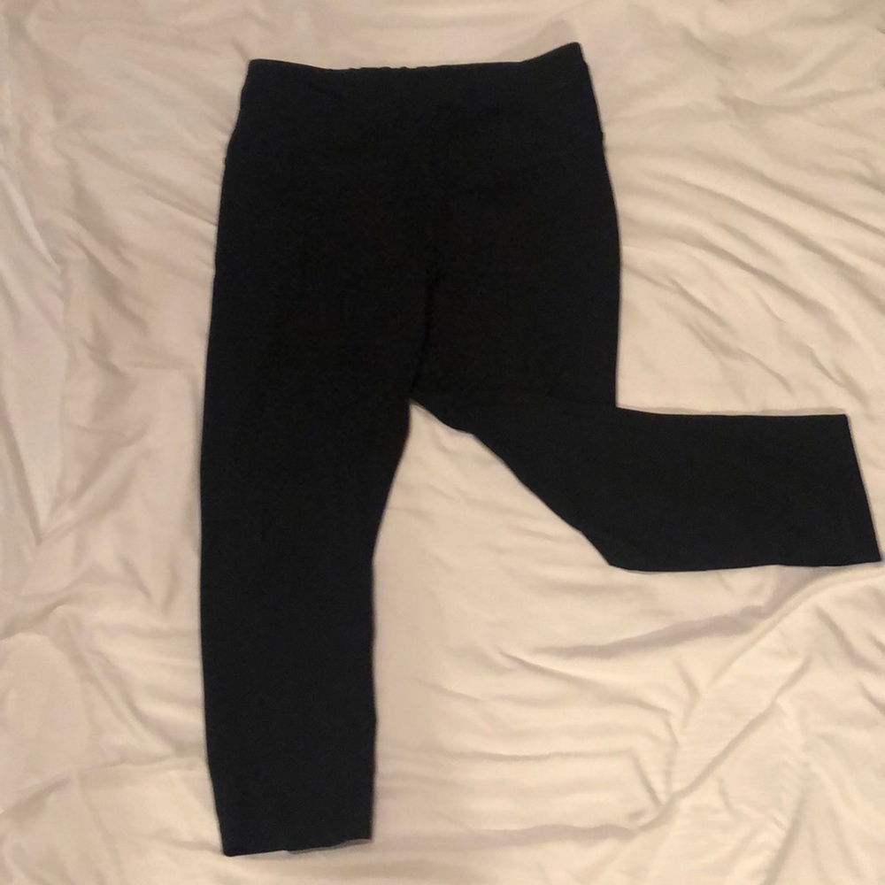 90 degrees basic black leggings